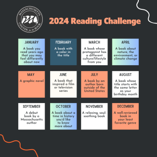 Massachusetts Center for the Book: 2024 Reading Challenge