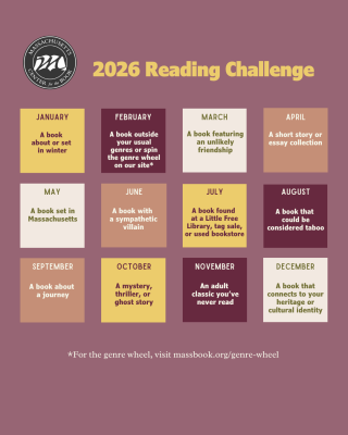 Massachusetts Center for the Book: 2026 Reading Challenge