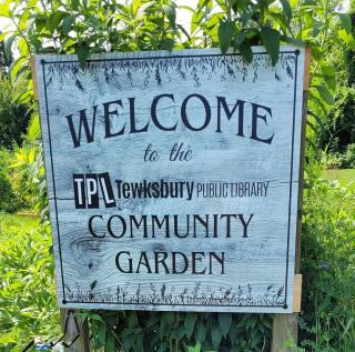 TPL Community Garden Sign